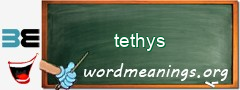 WordMeaning blackboard for tethys